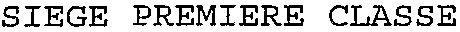 SIEGE PREMIERE CLASSE