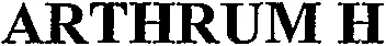 ARTHRUM H