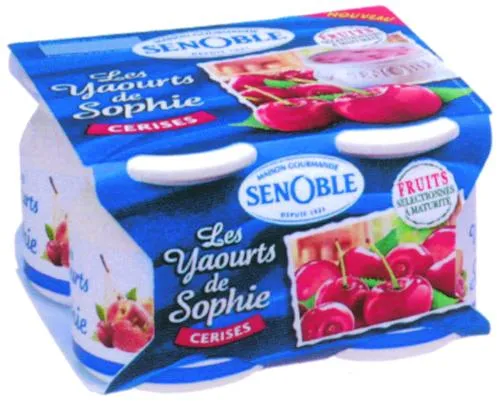 MAISON GOURMANDE SENOBLE DEPUIS 1921 LES YAOURTS DE SOPHIE CERISES