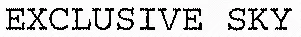 EXCLUSIVE SKY