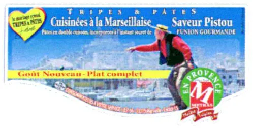 M METRAS LE MARIAGE REUSSI TRIPES & PATES J'AIMES CUISINEES A LA MARSEILLAISE SAVEUR PISTOU MAITAE