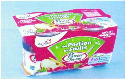 PANIER DE YOPLAIT MA PORTION DE FRUITS