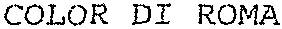COLOR DI ROMA
