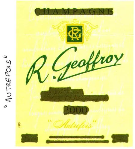RG R. GEOFFROY « AUTREFOIS »