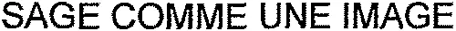 SAGE COMME UNE IMAGE