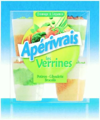 APERIVRAIS LES VERRINES FROMAGE ET LEGUMES