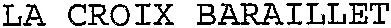 LA CROIX BARAILLET