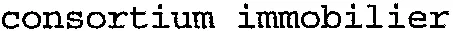 consortium immobilier
