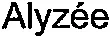 Alyzée