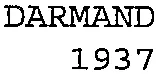 DARMAND 1937