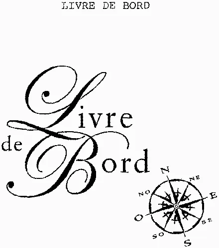 LIVRE DE BORD