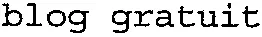 blog gratuit