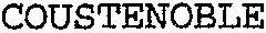 COUSTENOBLE