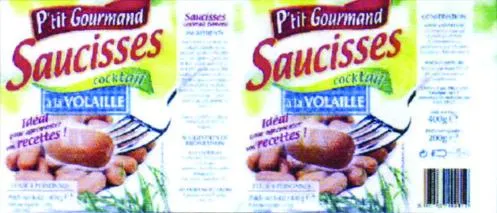 P'TIT GOURMAND SAUCISSES COCKTAIL A LA VOLAILLE