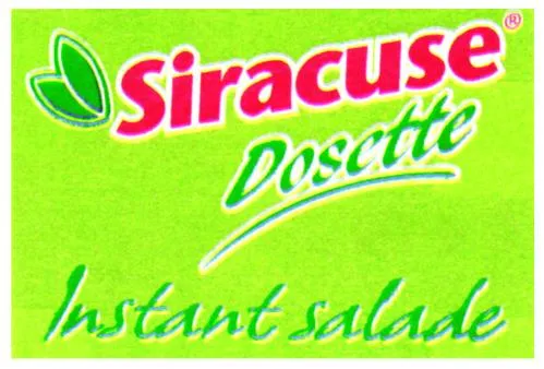 Siracuse Dosette Instant salade