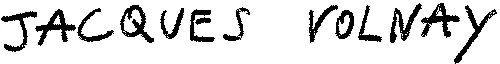 JACQUES VOLNAY