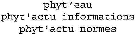 phyt'eau phyt'actu informations phyt'actu normes