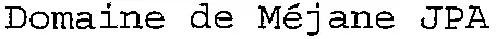 Domaine de Méjane JPA
