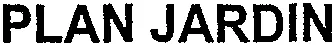 PLAN JARDIN