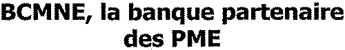 BCMNE, la banque partenaire des PME