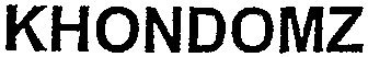 KHONDOMZ