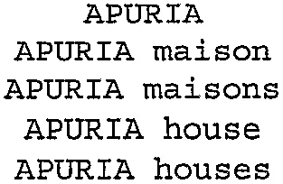 APURIA APURIA maison APURIA maisons APURIA house APURIA houses