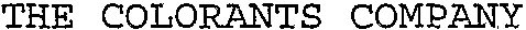 THE COLORANTS COMPANY