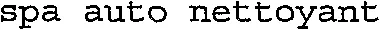 spa auto nettoyant