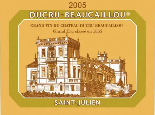 DUCRU-BEAUCAILLOU GRAND VIN DU CHATEAU DUCRU-BEAUCAILLOU GRAND CRU CLASSE EN 1855