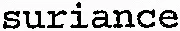 suriance