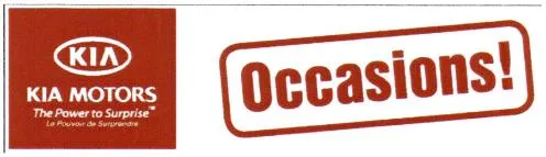 KIA KIA MOTORS THE POWER TO SURPRISE LE POUVOIR DE SURPRENDRE OCCASIONS!