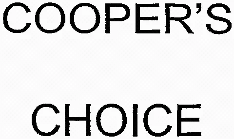 COOPER'S CHOICE
