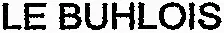 LE BUHLOIS