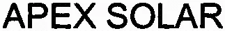 APEX SOLAR