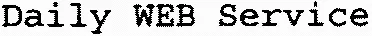 Daily WEB Service