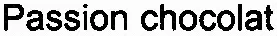 Passion chocolat