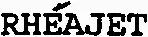 RHÉAJET