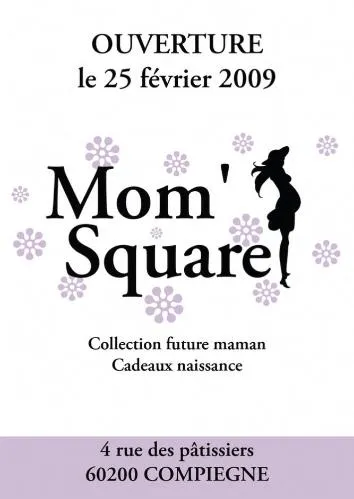 MOM SQUARE COLLECTION FUTURE MAMAN CADEAUX NAISSANCE