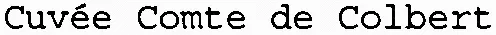 Cuvée Comte de Colbert