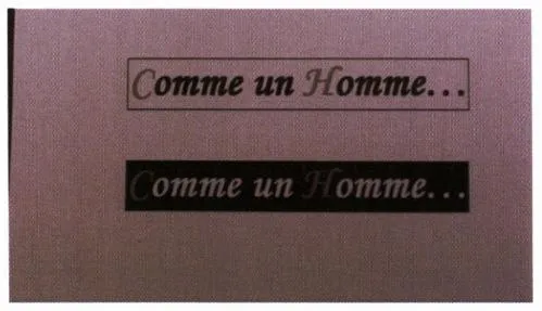 Comme un Homme…