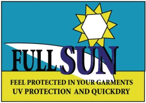 FULL SUN FEEL PROTECTED IN YOUR GARMENTS UV PROTECTION AND QUICKDRY