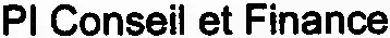 PI Conseil et Finance