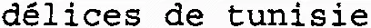 délices de tunisie