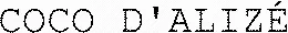 COCO D'ALIZÉ