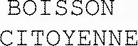 BOISSON CITOYENNE