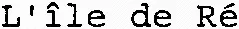 L'île de Ré
