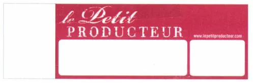 Le Petit PRODUCTEUR