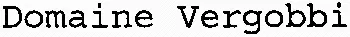 Domaine Vergobbi