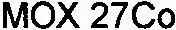 MOX 27Co