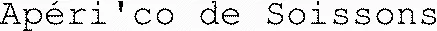 Apéri'co de Soissons